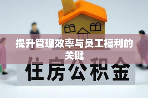 晋城提升管理效率与员工福利的关键